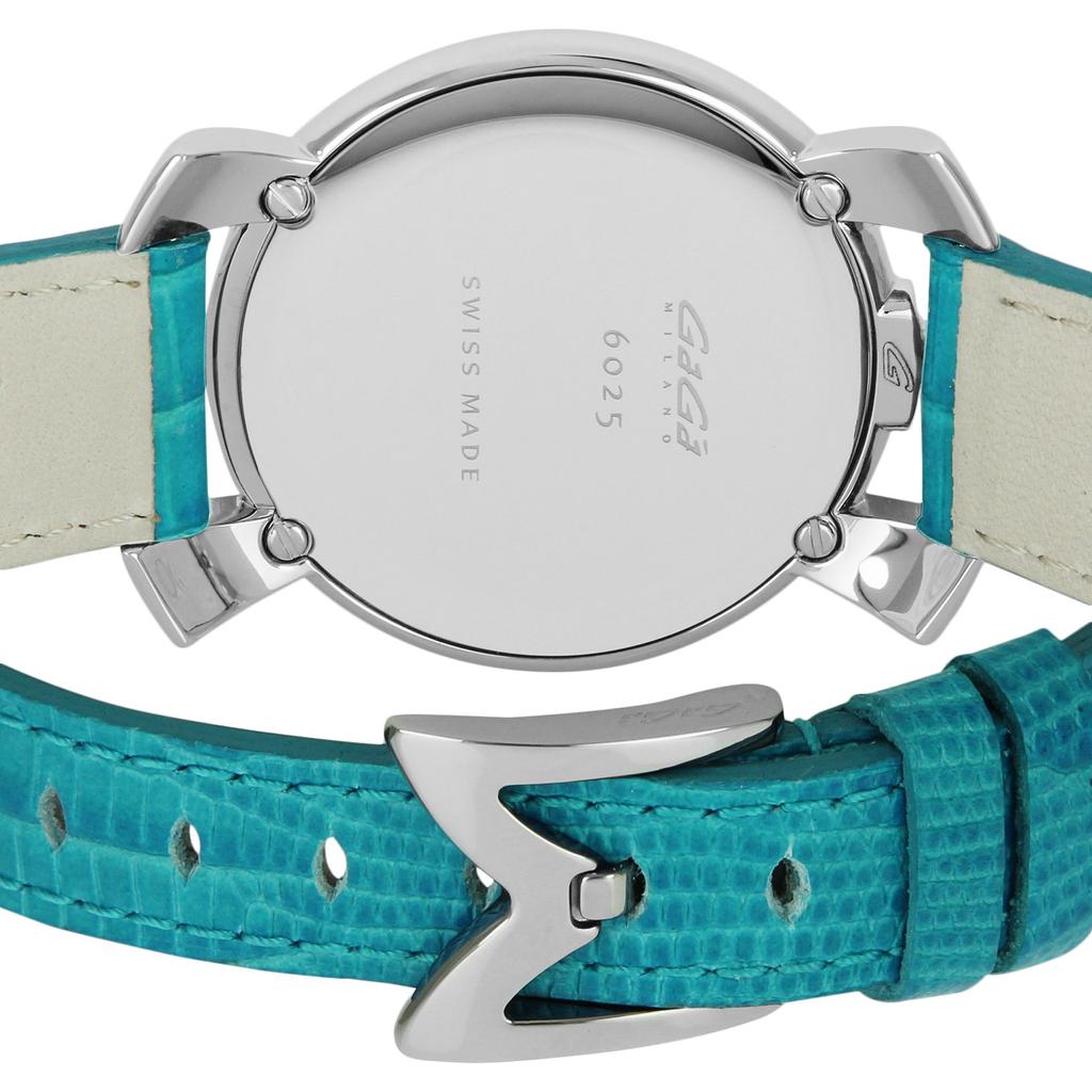 Распродажа Оригинальные Часы Без Коробки MANUALE 35MMSTONES Белый Циферблат Кварцевые Повседневные Водонепроницаемые Белые [Gaga Milano] 6025.03 Женские [Товар]