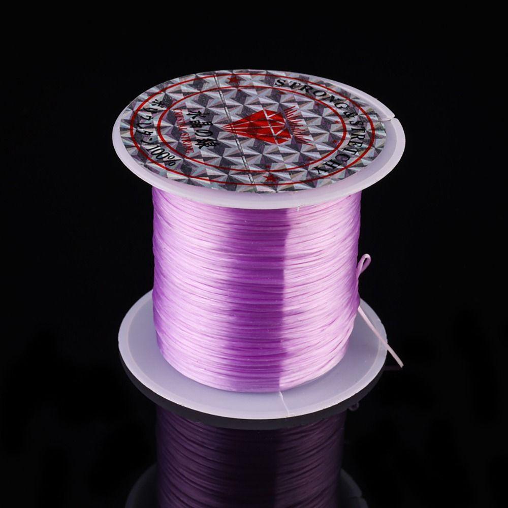 1 рулон DIY ювелирных изделий, эластичный шнур, нейлоновая веревка, новый шнур, нить, браслеты, ожерелье