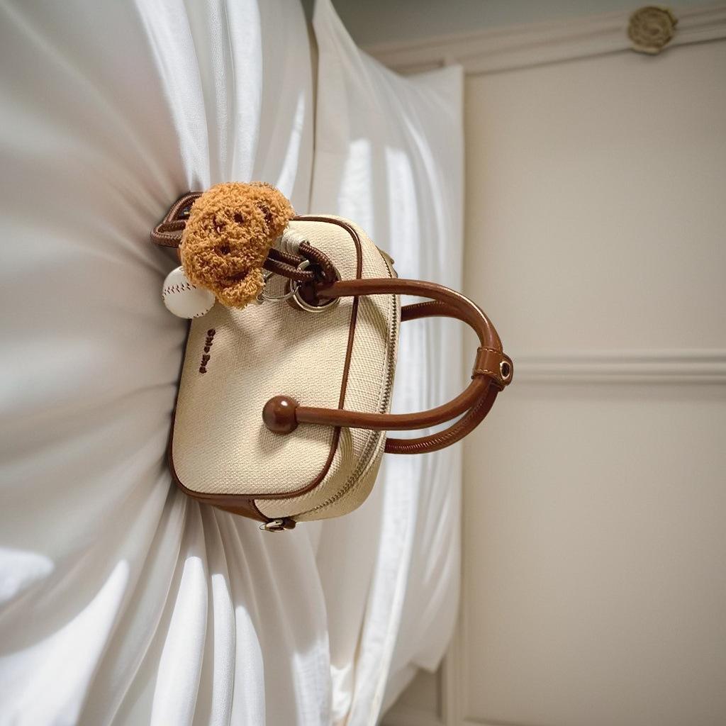 Сумка-подушка Oatmeal Qiao Brown 2024 года, новая универсальная модная сумка через плечо с косым креплением