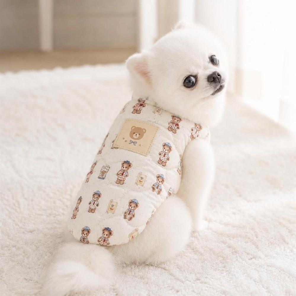 Windproof Dog Hiking Jacket Winter Dog Bodysuit Cute Dog Vest Coat Cat