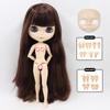 ICY DBS Кукла Блайз Шарнирное тело 30 см BJD Игрушка Белое глянцевое лицо и матовое лицо с дополнительными руками AB и панелью 1/6 DIY Модная кукла