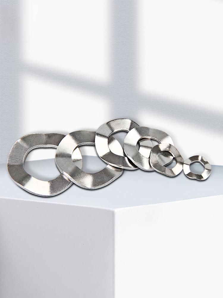 304 Stainless Steel Corrugated Wave Spring Washer - M3 to M16