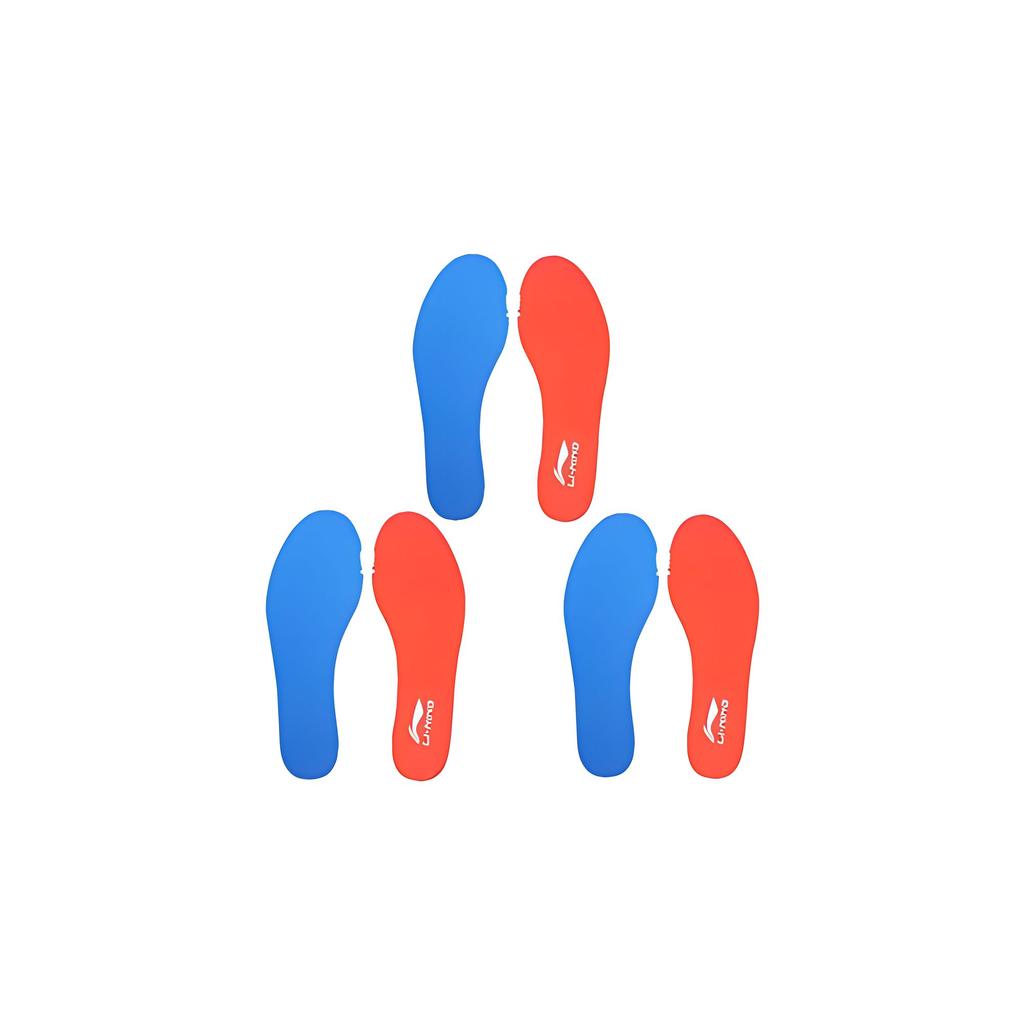 Li Ning Sports Running Soft Cushioning Breathable Insoles Unisex Insoles Orange Blue YQAT027-2