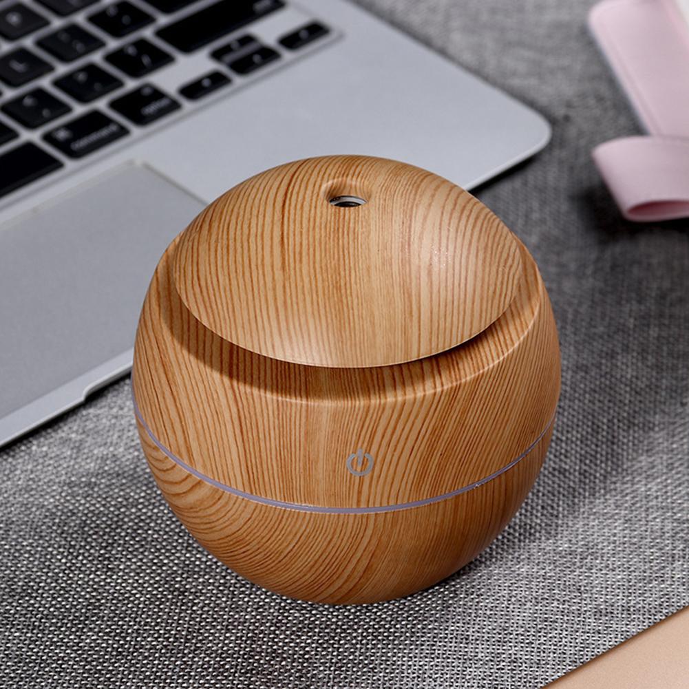 USB ультразвуковой распылитель прохладного тумана, эфирное масло, ароматизатор, мини-домашний увлажнитель воздуха с деревянным зерном, электрический ароматизатор воздуха, очиститель воздуха