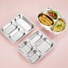 Kids' 304 Stainless Steel Divided Dinner Plate Set