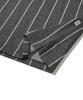 SOUNDSLIFE Vertical Stripe Polo Gray