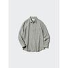 Uniqlo Япония Премиальная льняная рубашка в полоску