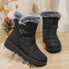 Fashion Womens Waterproof Snow Boots Warm Thick Plush Winter Boots Women 2024 Non Slip Platform Ankle Boots Female Cotton Padded Shoes