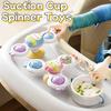 3Pcs/Set Cartoon Animal Pattern Suction Cup Spinner Toys Cartoon Animal Spinner  Baby Bath Time