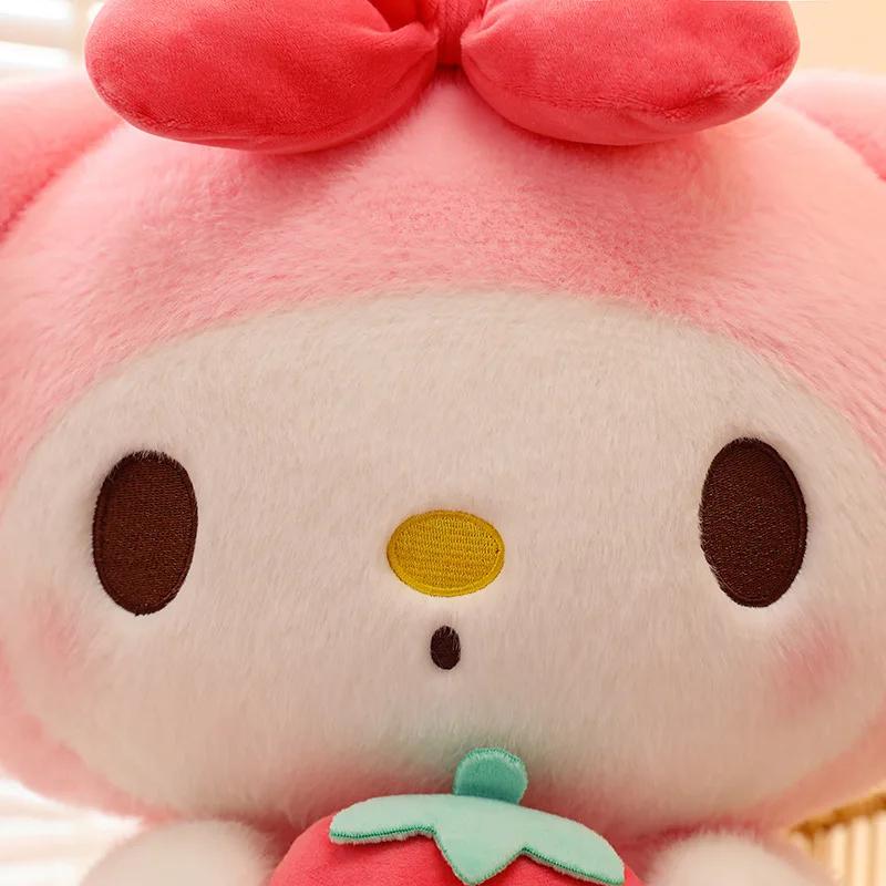 Новая Горячая 25/30 см Sanrio Клубничная Куроми Подушка Плюшевая Игрушка Девочки Мягкие Набивные Животные Игрушки Клубничная Мелодия Кукла Подарки