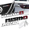 Многофункциональная передняя решетка автомобиля Наклейка с эмблемой Nismo Внешние аксессуары для Nissan Tiida Teana Juke Note Versa Almera X-Trail