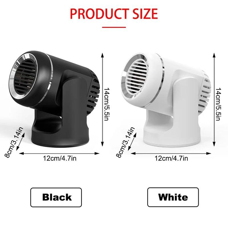 12V 120W Car Heater Fan Portable Fast Heating Fan Heater Defogger Defrost Windshield Demister Warm Heater Auto Anti-Fog Heater
