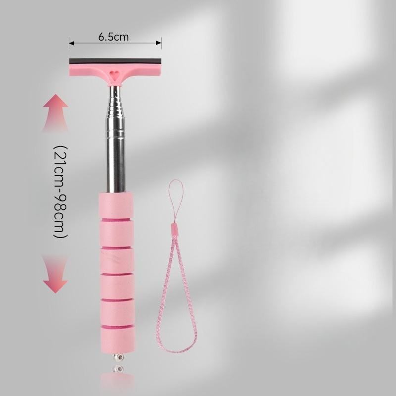 Автомобильный стеклоочиститель для зеркала заднего вида, портативный телескопический автомобильный скребок для мытья стекол, щетка для мытья автомобильных зеркал, длинная ручка, очиститель тумана для стекла