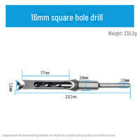 Премиальный британский удлиненный деревообрабатывающий шипорезный станок с 4 сверлами для квадратных отверстий