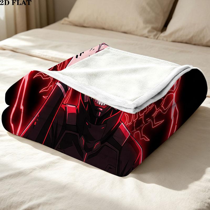 1PC Tokyo Ghoul Patterned Flannel Blanket Suitable For All Seasons For Home Decor Warmth And Comfort Gifts Holiday Present
