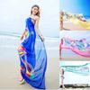 Women Pareo Scarf Beach Girls Summer Chiffon Scarves Cover Up