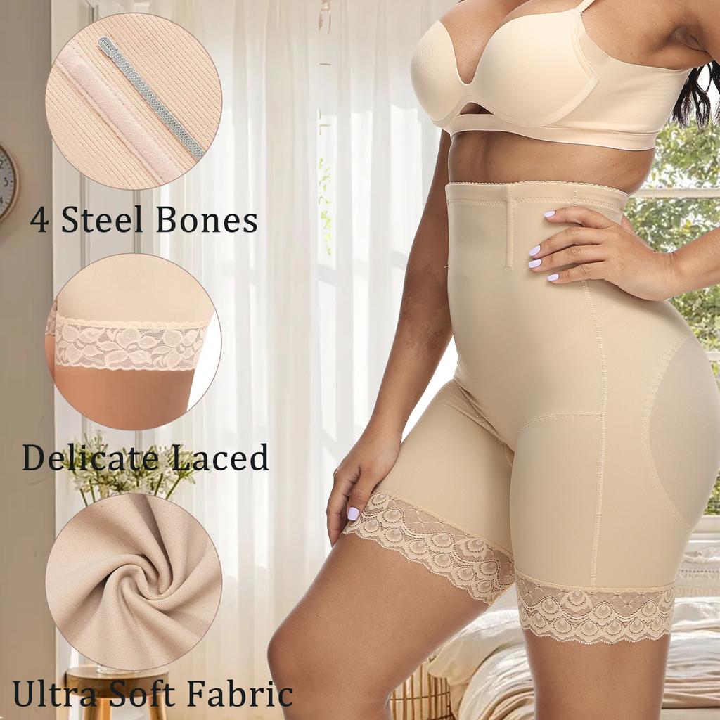Shapewear Shorts Tummy Control for Women Shaping Boyshorts Body Shaper Underwear Seamless Shorts Under Dresses