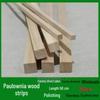 Paulownia Solid Wood Square Veneer Strip for DIY Handmade Projects