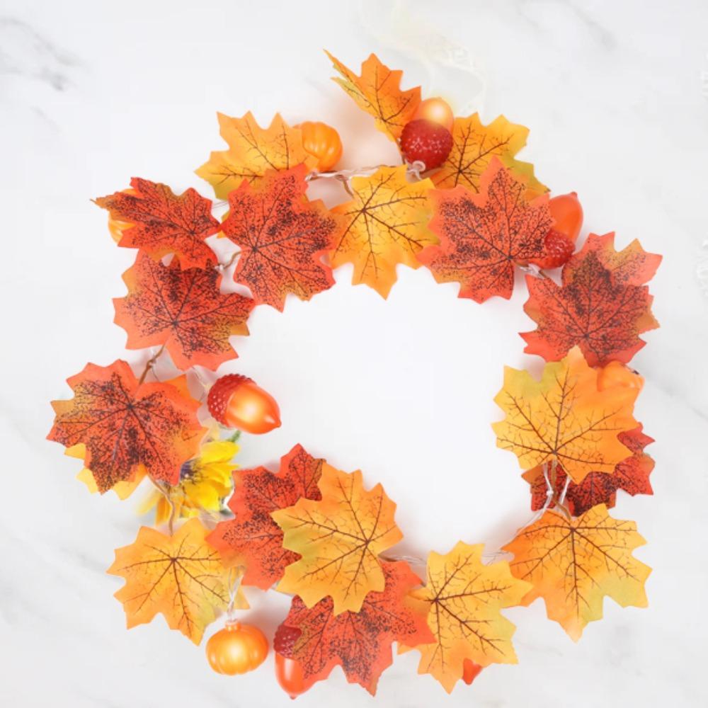 1 шт. Искусственная осенняя листва гирлянда осенняя гирлянда кленовый лист 175 см/шт. подвесная виноградная гирлянда День благодарения для дома свадьба камин вечеринка декор