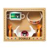 MIKI HOUSE Double B Tableware Baby Baby Tableware 5 предметов Сделано в Baby Baby White [MIKI HOUSE] Набор, Подарок, Набор, Набор, Япония, Еда, Мальчики, Девочки, Младенцы,