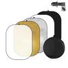 SOONPHO 5 In 1 Oval Reflector for Reflector for Background Portrait Studio Comes with 5 Colors Can Be Converted In 1 Piece Eligible Invoices Can Be