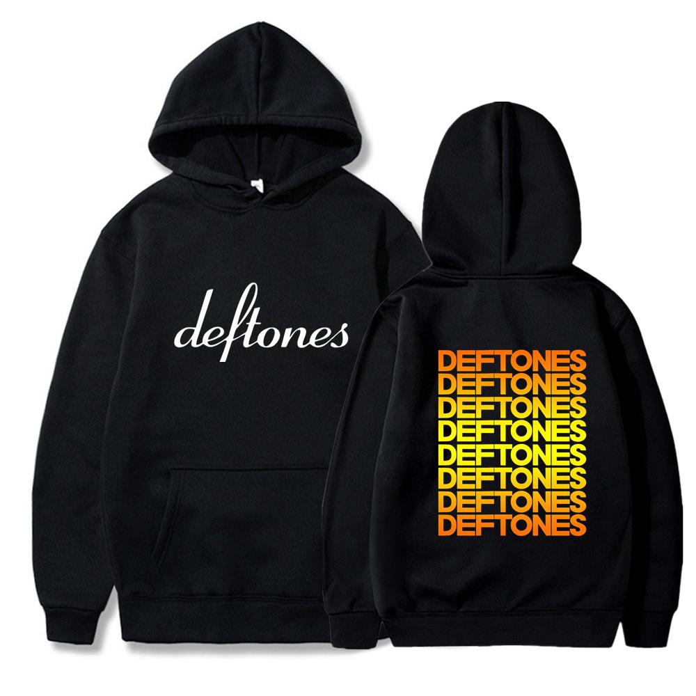 Deftones Весенние мужские толстовки с капюшоном для мальчиков Harajuku для девочек хип-хоп-пуловер модный музыкальный подарок повседневный свободный удобный свитшот