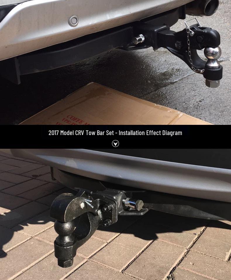 Заднее фаркопное устройство и съемный крюк Honda CRV для модифицированных прицепов