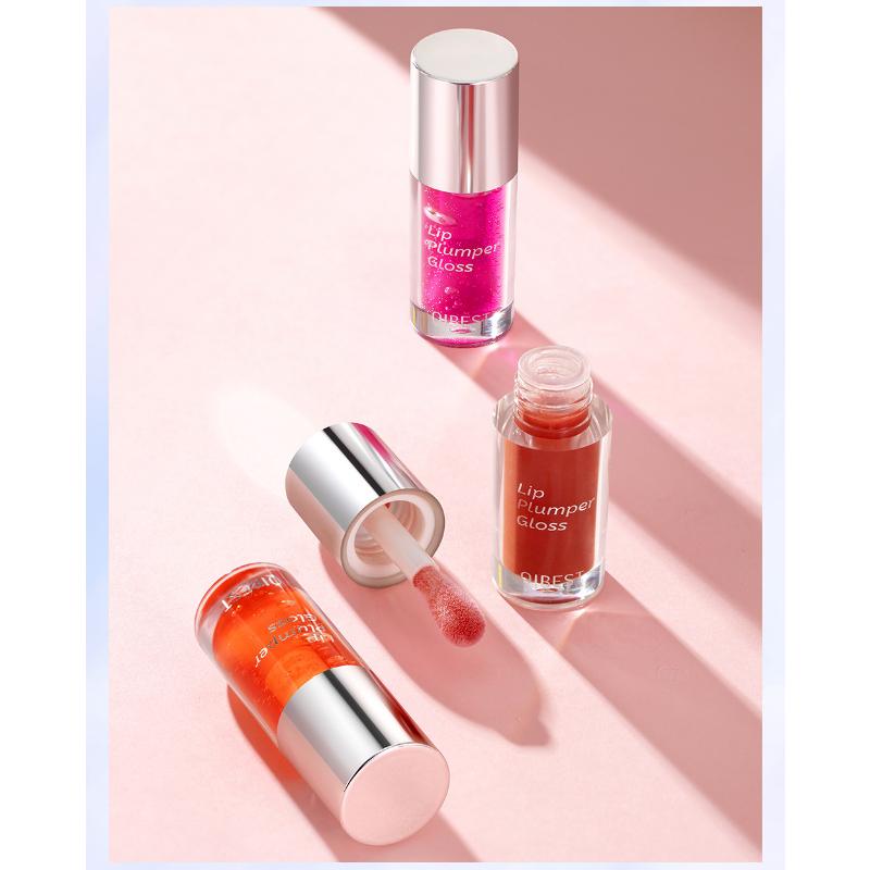QIBEST Lip Oil Lasting Hydration Moisturizing Nourishing Light Lip Lines Lip Nectar Lip Gloss Toothed Lip Set
