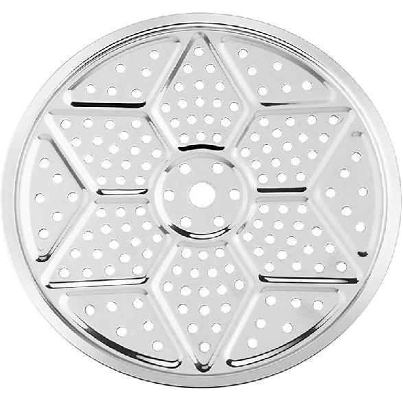 14" Round Stainless Steel Steamer Rack, Pressure Cooker Canner Racks Stock Pot Steaming Tray Stand Cooking Toast Bread Salad Baking