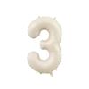 32/40Inch Cream Color Number Balloons 1-9 Large Digital Foil Helium Ball Girl Kids Adult Happy Birthday Party Decoration Wedding