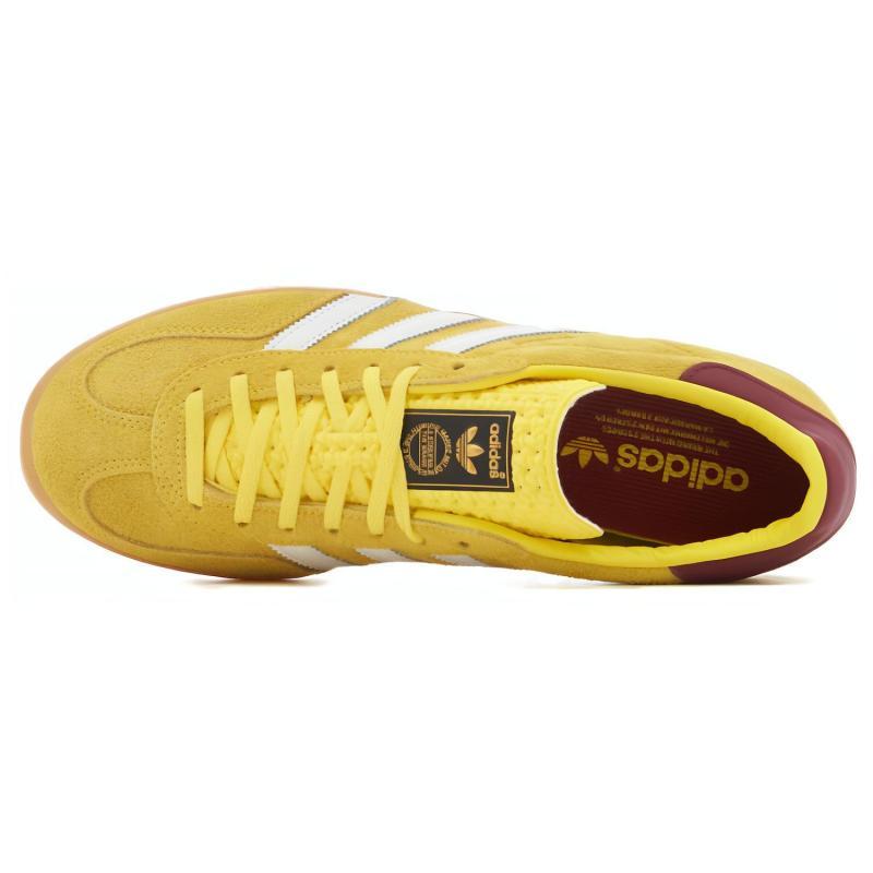 Adidas Women's Gazelle Indoor 'Bright Yellow Burgundy' Women's Sneakers IE7003