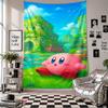 Wall TapestryKirby Art Hanging Cloth Decorative Background Cover for Room Decoration