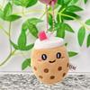 Milk Tea Cup Plush Toy Design And Comfortable Pp Cotton Decoration Ornaments