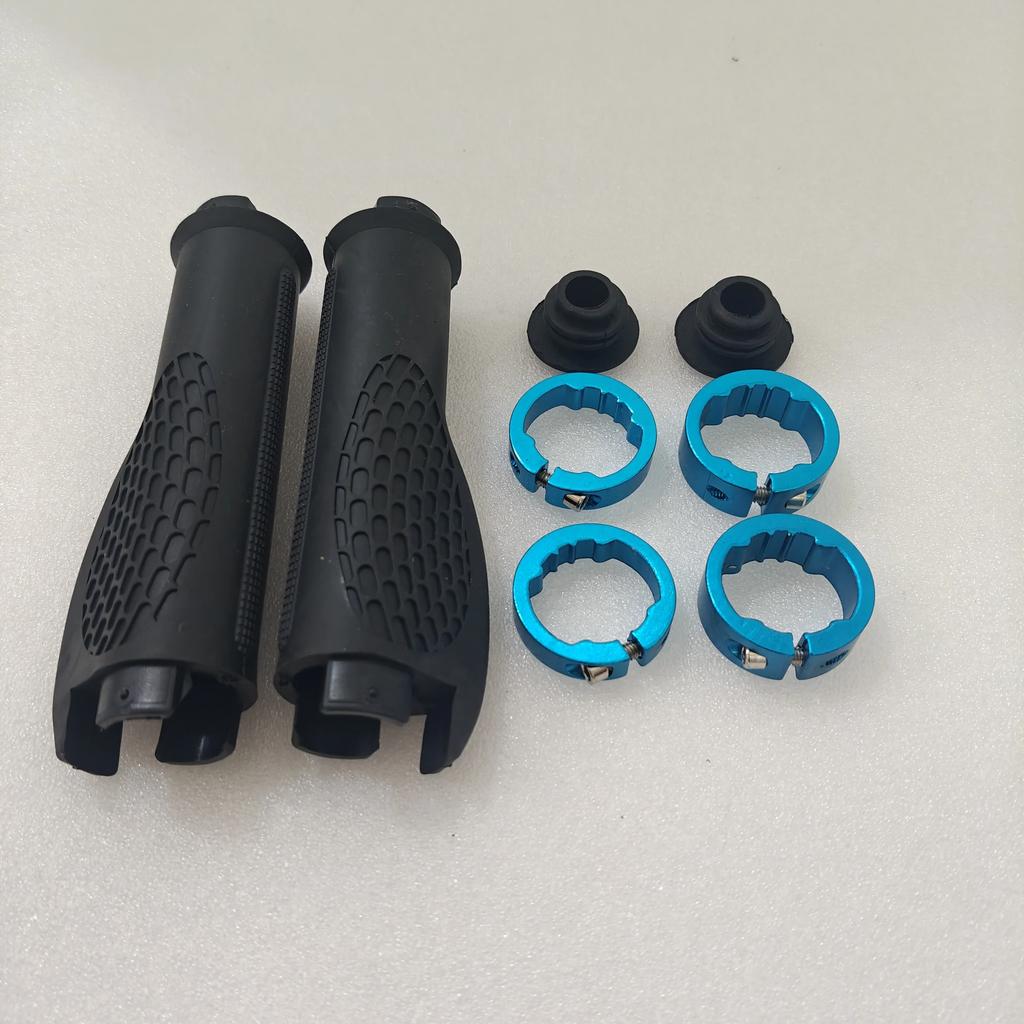 1 Pair Rubber Bike Handlebar Grip Anti-Skid Ergonomic Mountain MTB Cycling Parts Bicycle Grips Black Gold Red Blue