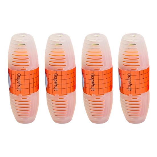 4 шт. Подвесной дизайн для чистки унитаза, устраняющий запах, ароматы арбуза, лайма, трюфеля, грейпфрута, средство для удаления накипи в унитазе