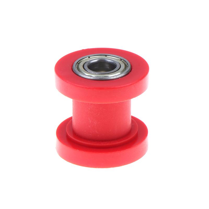 Motorbike Chain Tensioner Pulley 2Pcs 8MM 10MM Guide Wheels for Motocross Offroad Maintenance Performance Kit
