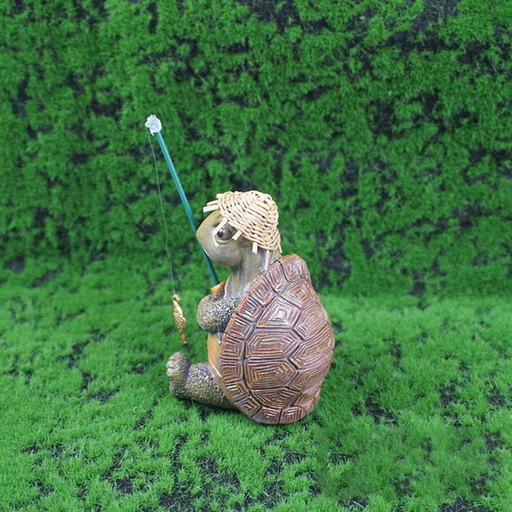 Реалистичная смоляная скульптура черепахи, животное украшение для газона, крыльца и внутреннего убранства, статуэтка животного