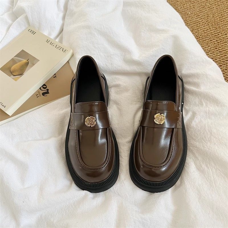 Британский стиль черные маленькие кожаные туфли женские весна и осень новые удобные и универсальные любовь Мэри Джейн одинарные туфли