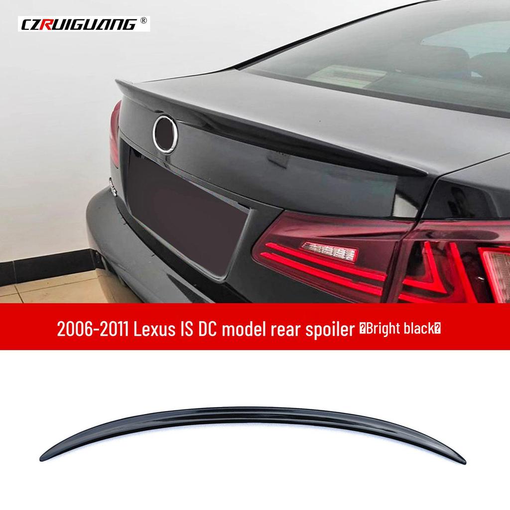 Compatible with 2006-2011 Lexus IS: rear wing, top wing, front splitter, spoiler, body kit, side skirts, rear lip, front lip.