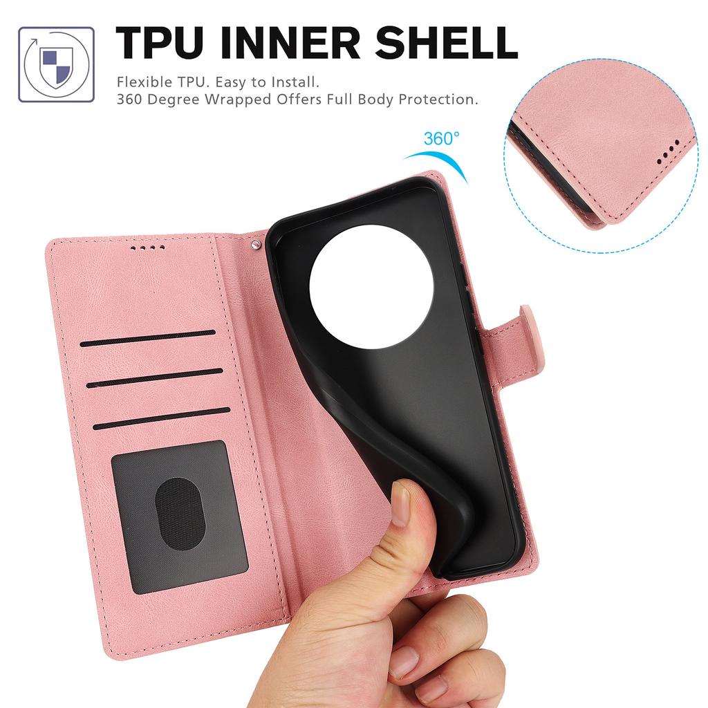 Чехол для Xiaomi Poco C75 4G/Redmi 14R 5G/14C 4G из ПУ кожи, чехол для телефона с кошельком, подставкой, окошком