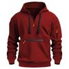 Men's Waterproof Multi-Pocket Zipper Hoodie for Autumn & Winter