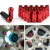 20 Pcs/Set Lug Nuts M12x1.25 / M12*1.5 Open End Wheel Nuts,Taper Acorn Seat Forged Locknut Racing Nut 20 Set