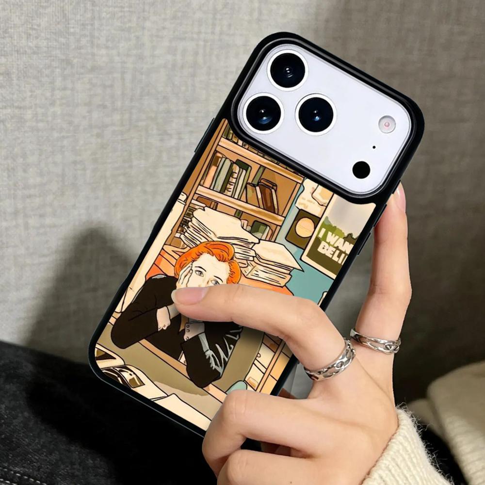 Чехол Case для iPhone 17 Air 16 Pro Max 15 Plus 11 13 Mini 14 12 Задняя крышка телефона Печать The X Files Я хочу верить