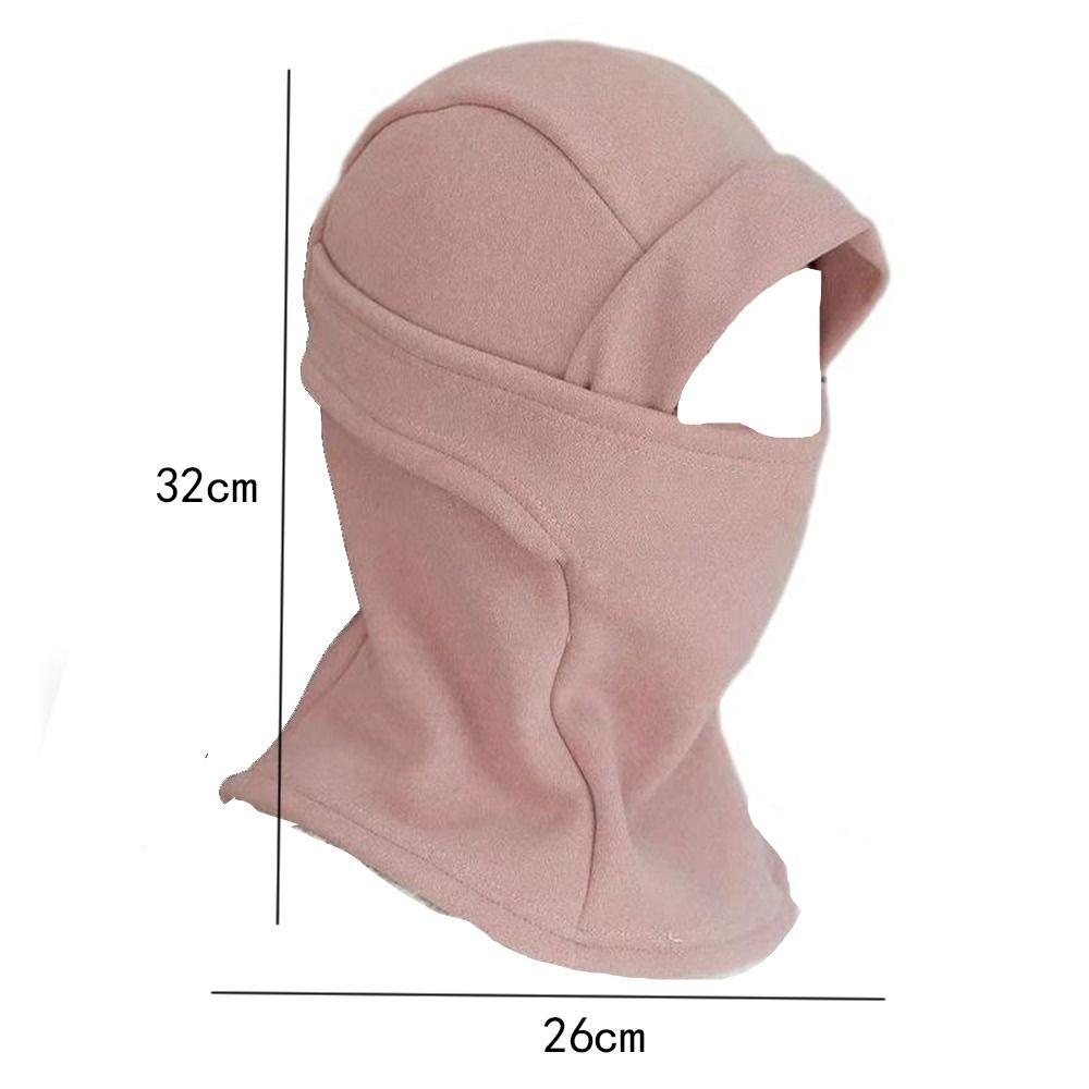 Ветрозащитные Теплые Шапки-Бини Толстые Теплые Зимние Шапки Простота Маска на Все Лицо Шея