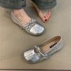 Туфли Мэри Джейн в стиле ретро весна 2025, французский темперамент, элегантные с юбкой, круглый носок, внутренняя платформа, вечерние туфли, одинарные туфли