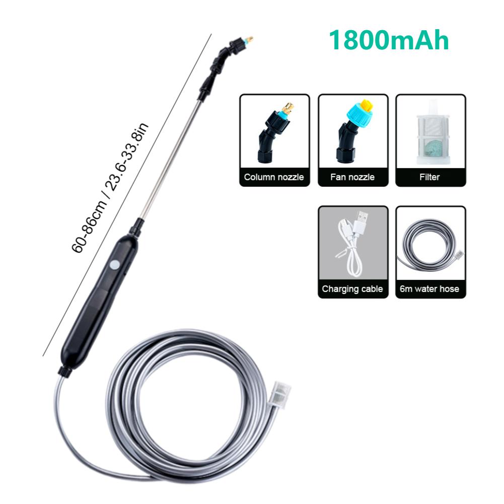 Electric Gardening Sprayer USB Rechargeable Plant Sprayer Portable Watering Spray High-Pressure Sprinkler Garden Irrigation Tool