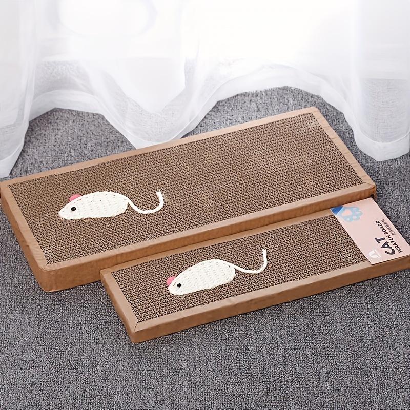 Когтеточка премиум-класса для кошек — прочная когтеточка с органической коноплей, мятой и гофрированным картоном для естественного ухода за когтями и развлечений