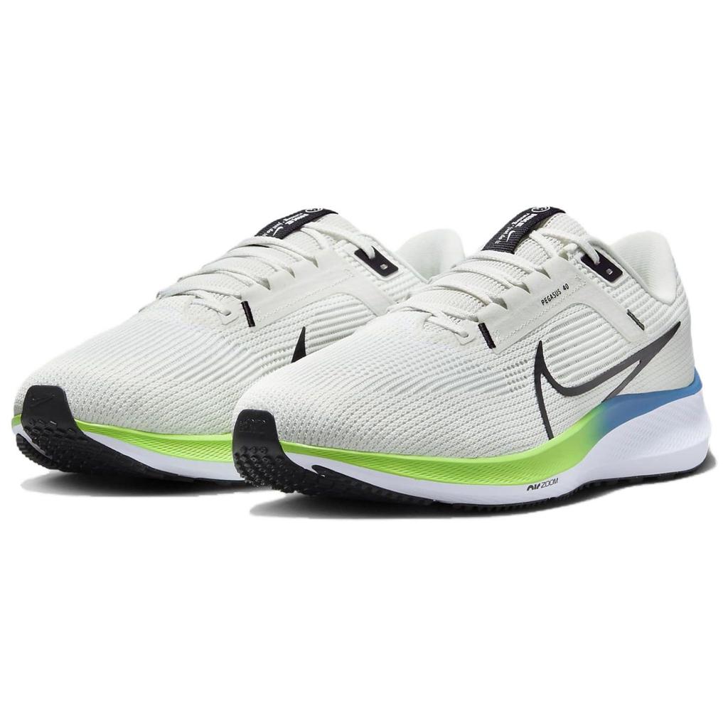 Nike Air Zoom Pegasus 40 Extra Wide Platinum Tint Green Strike Men Sneakers White Black DV7480-006