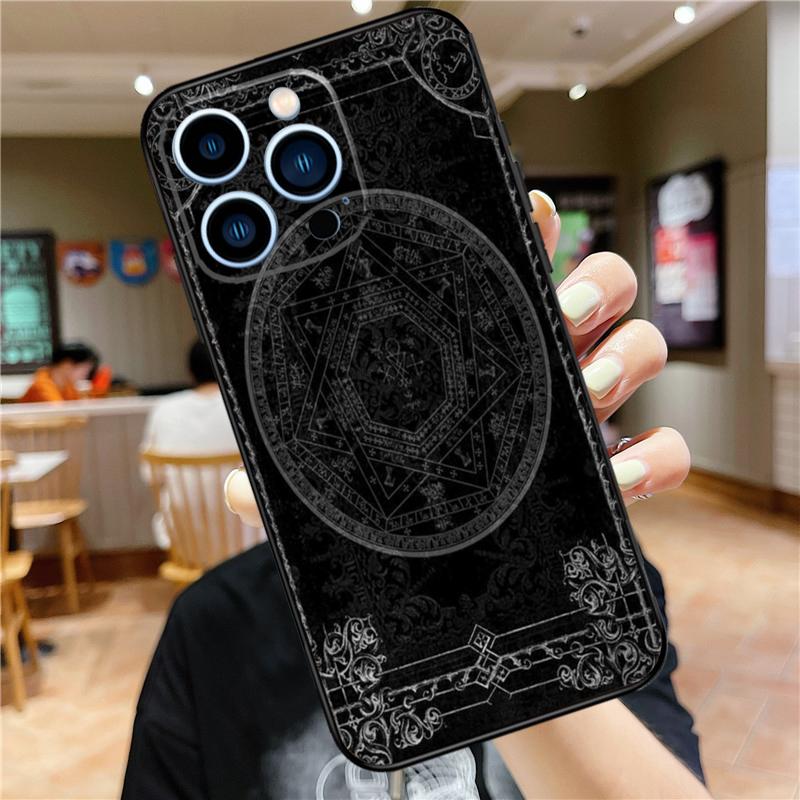 Girly Pastel Witch Goth Ouija Case For iPhone 17 16 15 14 13 12 11 Pro Max Mini Plus 16e 17 Air Bumper Cover Accessories