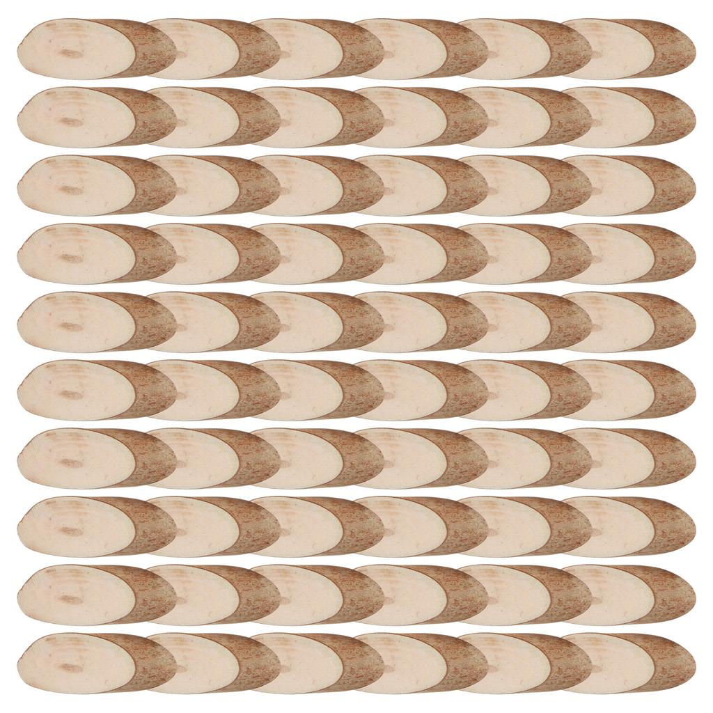 20 pcs 4-5Cm Oval Wood Slices Natural Pine Diy Wooden Circles For Craft Wedding Decor Log Discs Handmade Coasters
